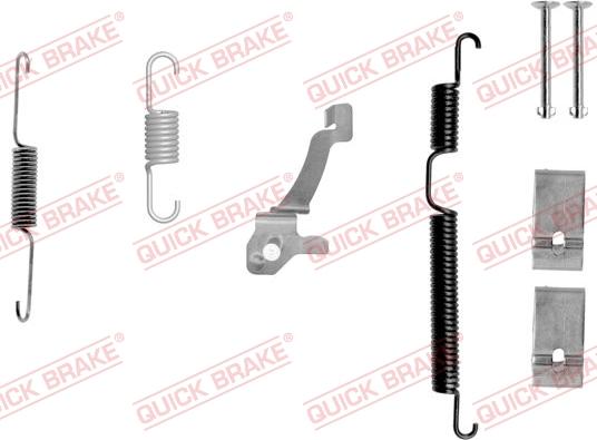 QUICK BRAKE 105-0017X-1L - Kit d'accessoires, mâchoire de frein cwaw.fr