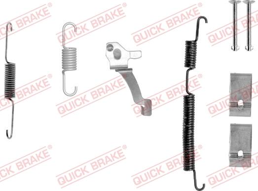 QUICK BRAKE 105-0017X-1R - Kit d'accessoires, mâchoire de frein cwaw.fr