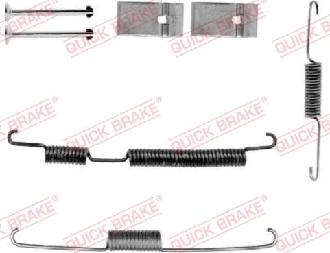 QUICK BRAKE 10500351R - Kit d'accessoires, mâchoire de frein cwaw.fr