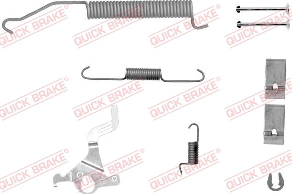 QUICK BRAKE 105-0071X-1R - Kit d'accessoires, mâchoire de frein cwaw.fr