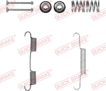 QUICK BRAKE 105-0896-1 - Kit d'accessoires, mâchoires de frein de stationnement cwaw.fr