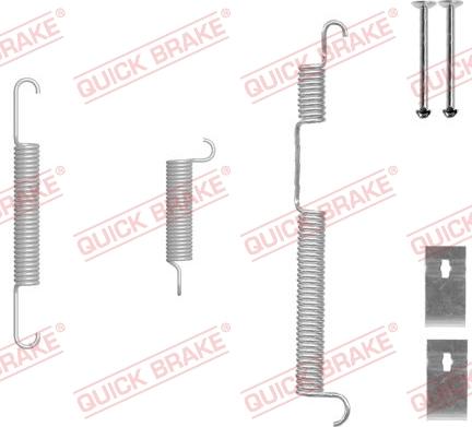 QUICK BRAKE 105-0844-1 - Kit d'accessoires, mâchoire de frein cwaw.fr