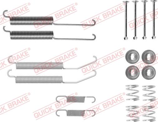 QUICK BRAKE 1050845 - Kit d'accessoires, mâchoire de frein cwaw.fr