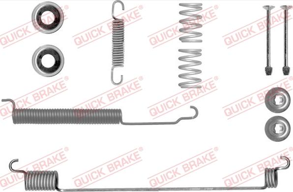 QUICK BRAKE 105-0843-1 - Kit d'accessoires, mâchoire de frein cwaw.fr