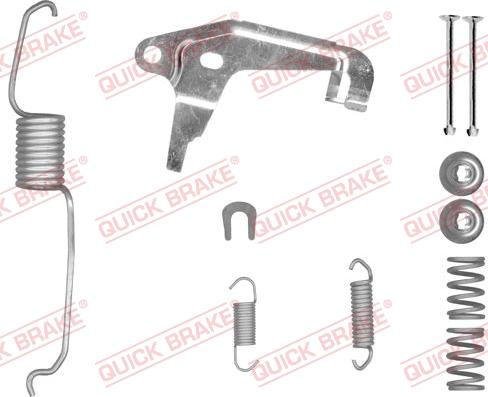 QUICK BRAKE 105-0853X-1L - Kit d'accessoires, mâchoire de frein cwaw.fr