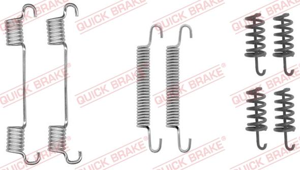 QUICK BRAKE 1050868 - Kit d'accessoires, mâchoires de frein de stationnement cwaw.fr