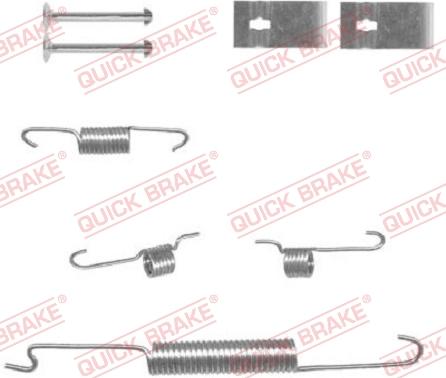 QUICK BRAKE 105-0863-1 - Kit d'accessoires, mâchoire de frein cwaw.fr