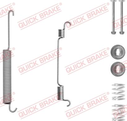 QUICK BRAKE 105-0806-1 - Kit d'accessoires, mâchoire de frein cwaw.fr