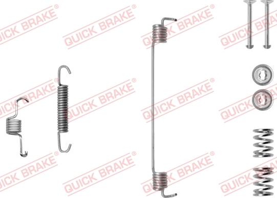 QUICK BRAKE 105-0819-1L - Kit d'accessoires, mâchoire de frein cwaw.fr