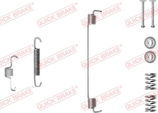 QUICK BRAKE 10508191R - Kit d'accessoires, mâchoire de frein cwaw.fr