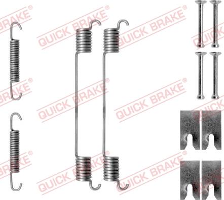 QUICK BRAKE 1050814 - Kit d'accessoires, mâchoire de frein cwaw.fr