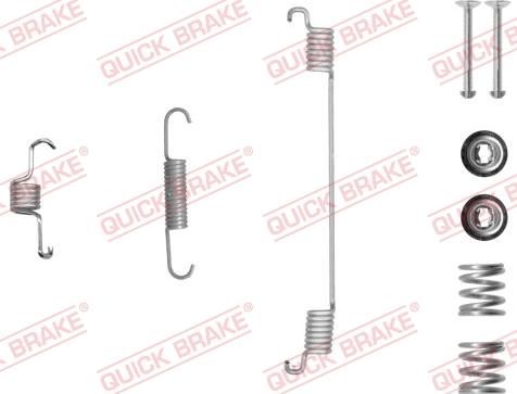 QUICK BRAKE 105-0889-1L - Kit d'accessoires, mâchoire de frein cwaw.fr