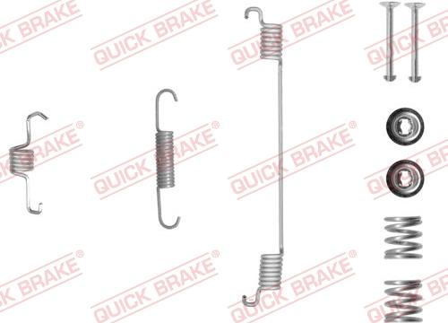 QUICK BRAKE 10508891R - Kit d'accessoires, mâchoire de frein cwaw.fr