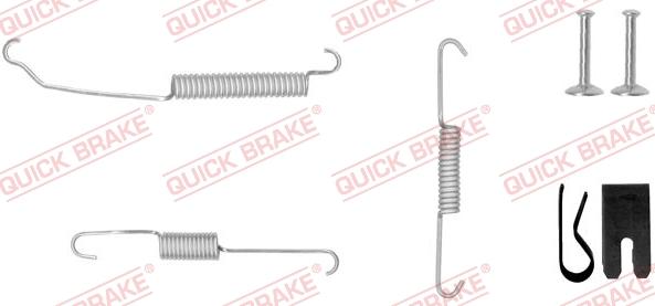 QUICK BRAKE 105-0882-1 - Kit d'accessoires, mâchoire de frein cwaw.fr