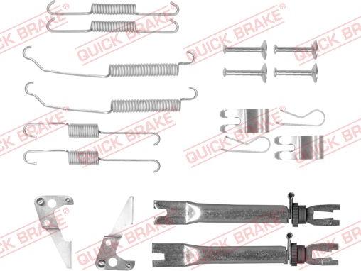 QUICK BRAKE 105-0882S - Kit d'accessoires, mâchoire de frein cwaw.fr