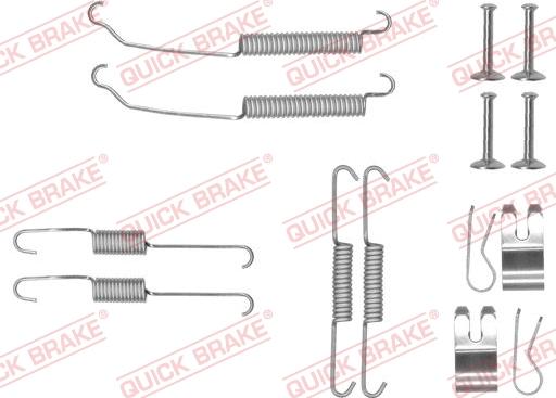 QUICK BRAKE 1050882 - Kit d'accessoires, mâchoire de frein cwaw.fr