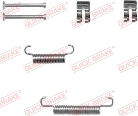 QUICK BRAKE 105-0839-1 - Kit d'accessoires, mâchoires de frein de stationnement cwaw.fr