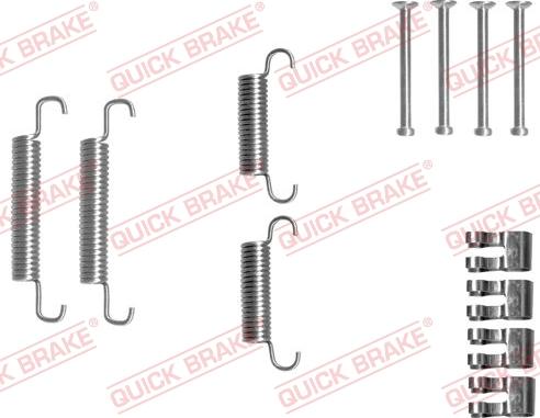 QUICK BRAKE 105-0839 - Kit d'accessoires, mâchoires de frein de stationnement cwaw.fr