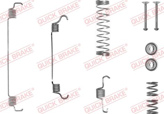 QUICK BRAKE 10508351R - Kit d'accessoires, mâchoire de frein cwaw.fr