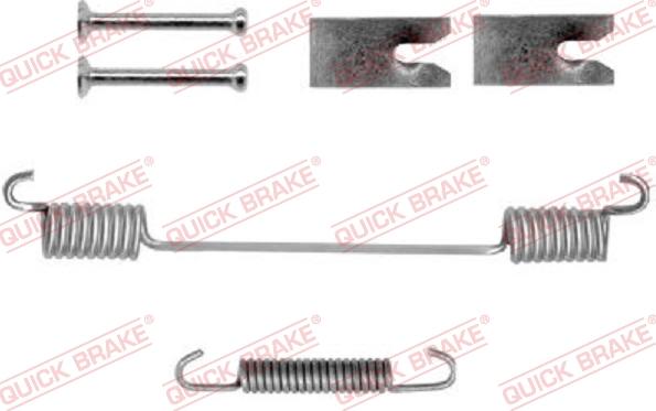 QUICK BRAKE 105-0836-1 - Kit d'accessoires, mâchoire de frein cwaw.fr