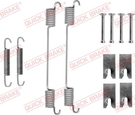 QUICK BRAKE 1050836 - Kit d'accessoires, mâchoire de frein cwaw.fr