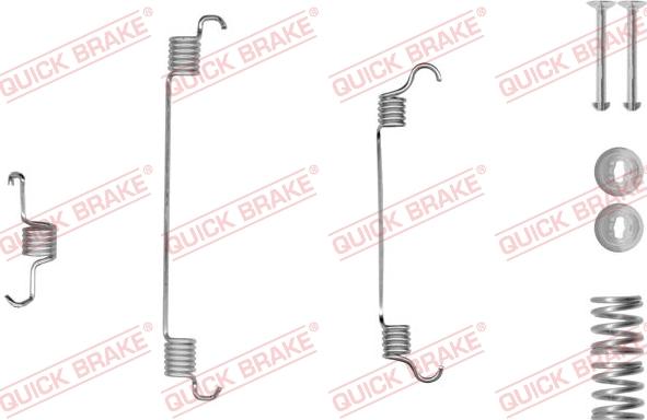 QUICK BRAKE 105-0820-1L - Kit d'accessoires, mâchoire de frein cwaw.fr