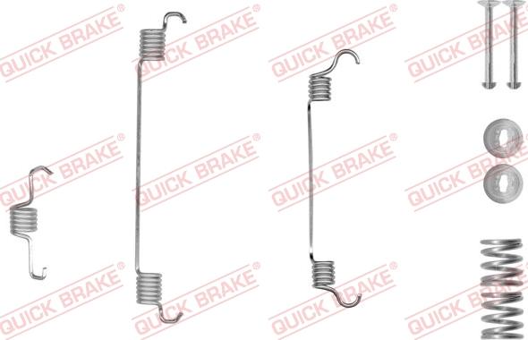 QUICK BRAKE 10508201R - Kit d'accessoires, mâchoire de frein cwaw.fr