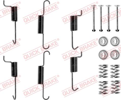 QUICK BRAKE 1050823 - Kit d'accessoires, mâchoires de frein de stationnement cwaw.fr