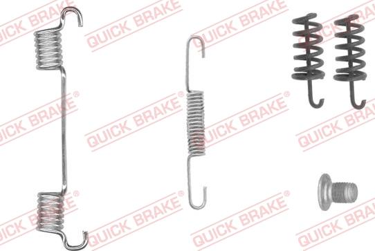 QUICK BRAKE 105-0874-1 - Kit d'accessoires, mâchoires de frein de stationnement cwaw.fr