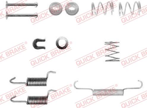 QUICK BRAKE 105-0871-1 - Kit d'accessoires, mâchoires de frein de stationnement cwaw.fr