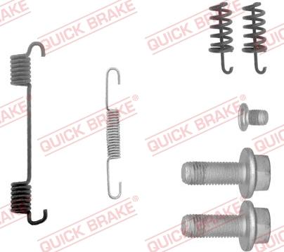 QUICK BRAKE 105-0878-1 - Kit d'accessoires, mâchoires de frein de stationnement cwaw.fr