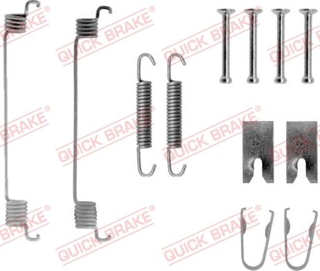 QUICK BRAKE 105-0794 - Kit d'accessoires, mâchoire de frein cwaw.fr