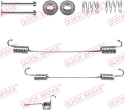 QUICK BRAKE 10507501R - Kit d'accessoires, mâchoire de frein cwaw.fr