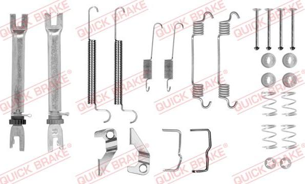 QUICK BRAKE 105-0766S - Kit d'accessoires, mâchoire de frein cwaw.fr