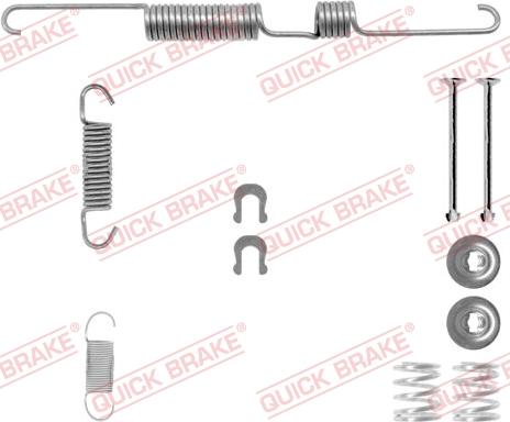 QUICK BRAKE 105-0738-1 - Kit d'accessoires, mâchoire de frein cwaw.fr