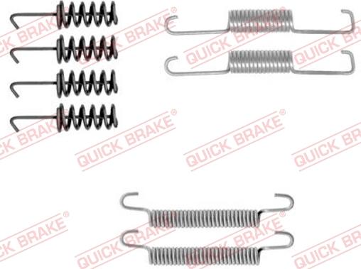 QUICK BRAKE 1050774 - Kit d'accessoires, mâchoires de frein de stationnement cwaw.fr