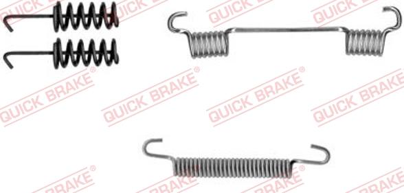 QUICK BRAKE 105-0775-1 - Kit d'accessoires, mâchoires de frein de stationnement cwaw.fr