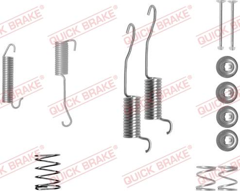 QUICK BRAKE 105-0776-1L - Kit d'accessoires, mâchoire de frein cwaw.fr