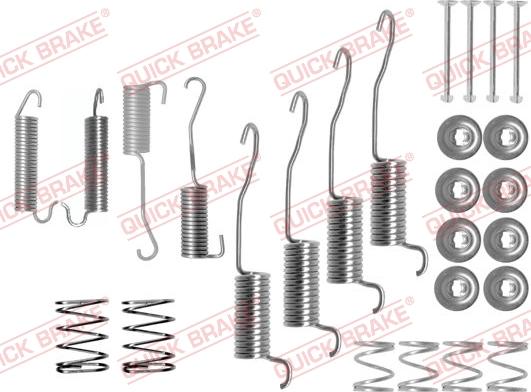 QUICK BRAKE 105-0776 - Kit d'accessoires, mâchoire de frein cwaw.fr