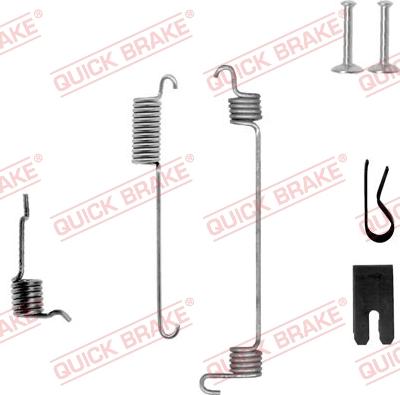 QUICK BRAKE 10507721R - Kit d'accessoires, mâchoire de frein cwaw.fr