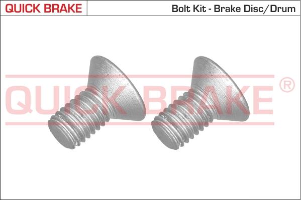 QUICK BRAKE 11669K - Kit de vis, disque de frein cwaw.fr