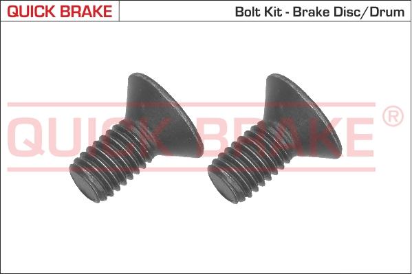 QUICK BRAKE 11665K - Kit de vis, disque de frein cwaw.fr