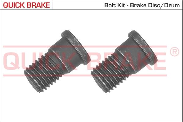 QUICK BRAKE 11666K - Kit de vis, disque de frein cwaw.fr