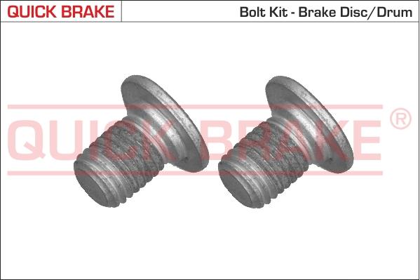 QUICK BRAKE 11661K - Kit de vis, disque de frein cwaw.fr