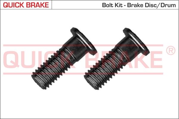 QUICK BRAKE 11675K - Kit de vis, disque de frein cwaw.fr