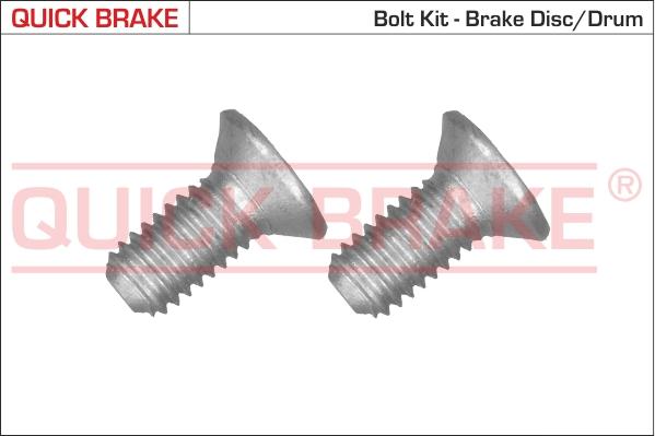 QUICK BRAKE 11671K - Kit de vis, disque de frein cwaw.fr