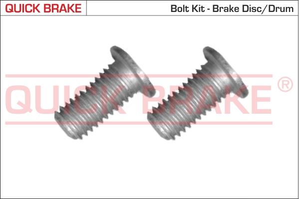 QUICK BRAKE 11672K - Kit de vis, disque de frein cwaw.fr