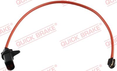 QUICK BRAKE WS 0491 A - Contact d'avertissement, usure des plaquettes de frein cwaw.fr