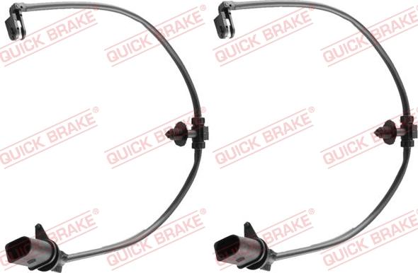 QUICK BRAKE WS 0493 A - Contact d'avertissement, usure des plaquettes de frein cwaw.fr