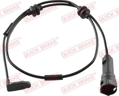 QUICK BRAKE WS 0158 B - Contact d'avertissement, usure des plaquettes de frein cwaw.fr